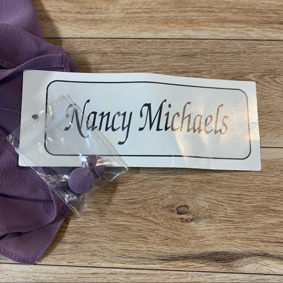 New! Vintage Nancy Michaels Skirt Suit Set skirt Jacket Shirt Top - Picture 13 of 14